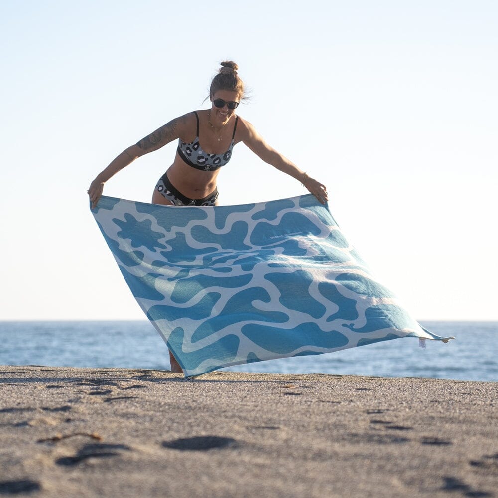 NatureLite Magnet-Badetuch Beach Ocean Camou Badetuch WAVE HAWAII