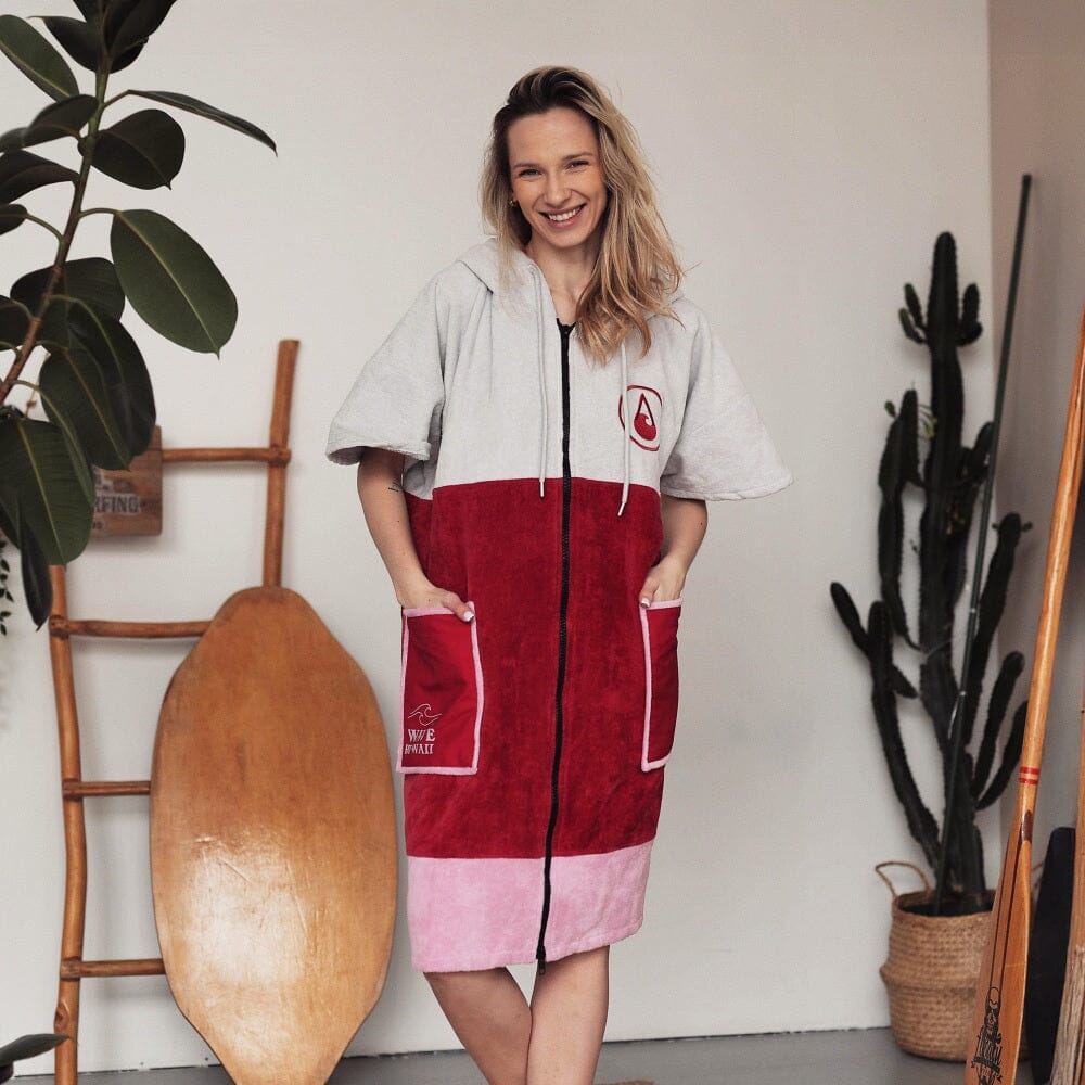 Reißverschluss Poncho Phuket Zip Ponchos WAVE HAWAII