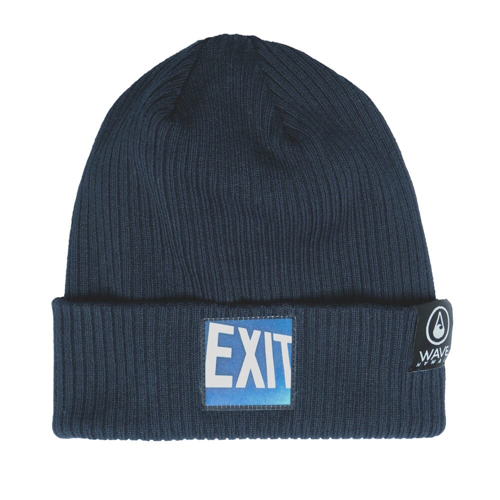 EXITSURF Beanie Bio Cotton Blue Beanie Wave Hawaii