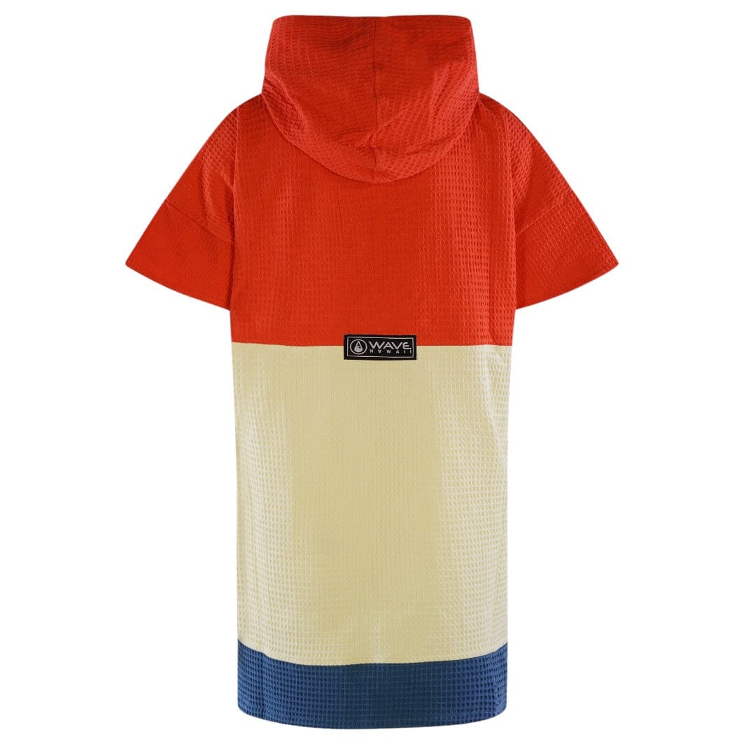 Travel Poncho Wailua, Baumwolle Waffle Piquee Travel Ponchos UNISEX MODELL