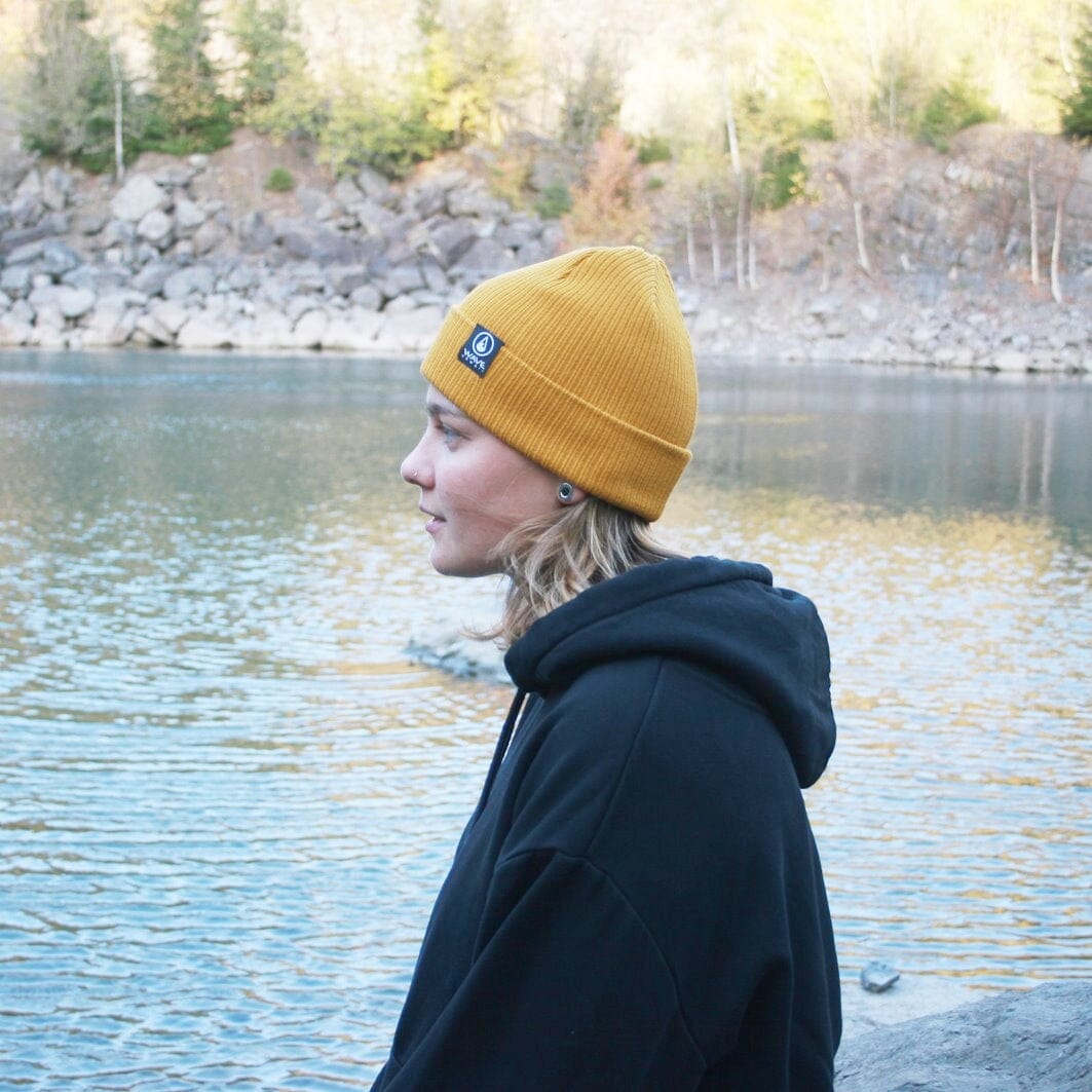 WAVE HAWAII Beanie Bio Cotton Mustard Beanie Wave Hawaii