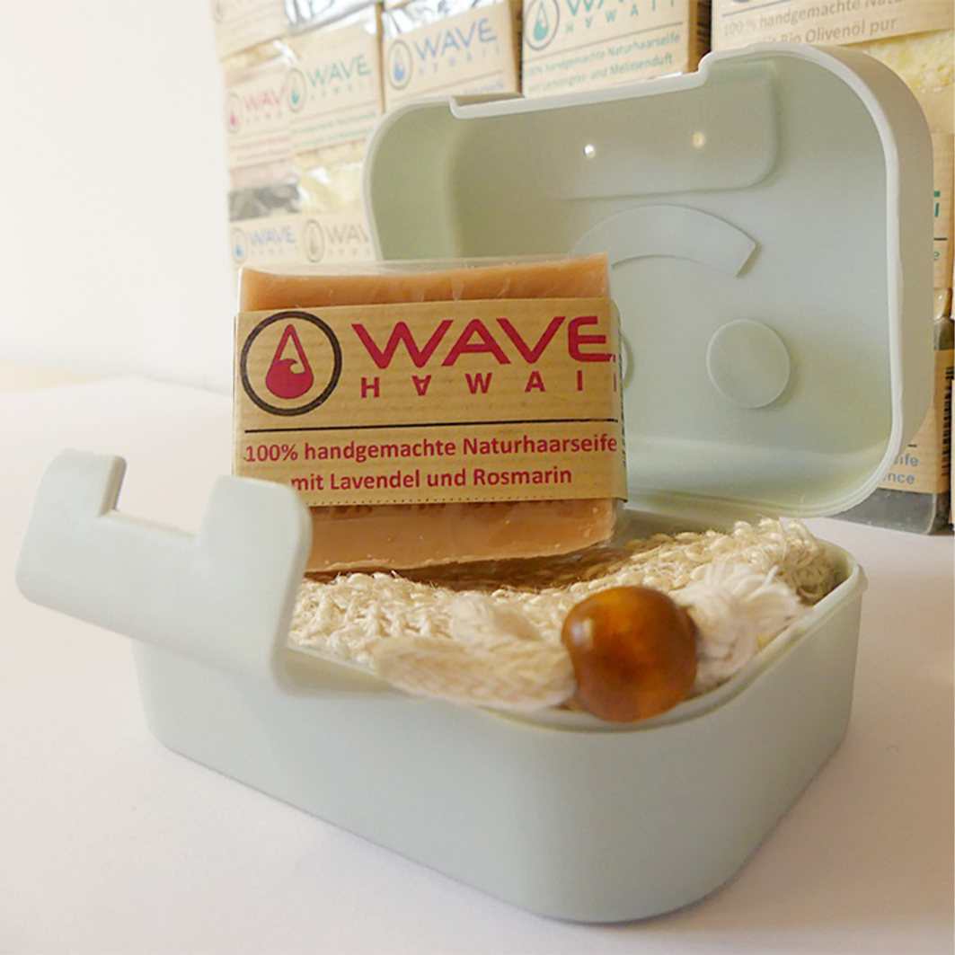 WAVE HAWAII Naturseifenshampoo Lavendel Plus Naturseife WAVE HAWAII