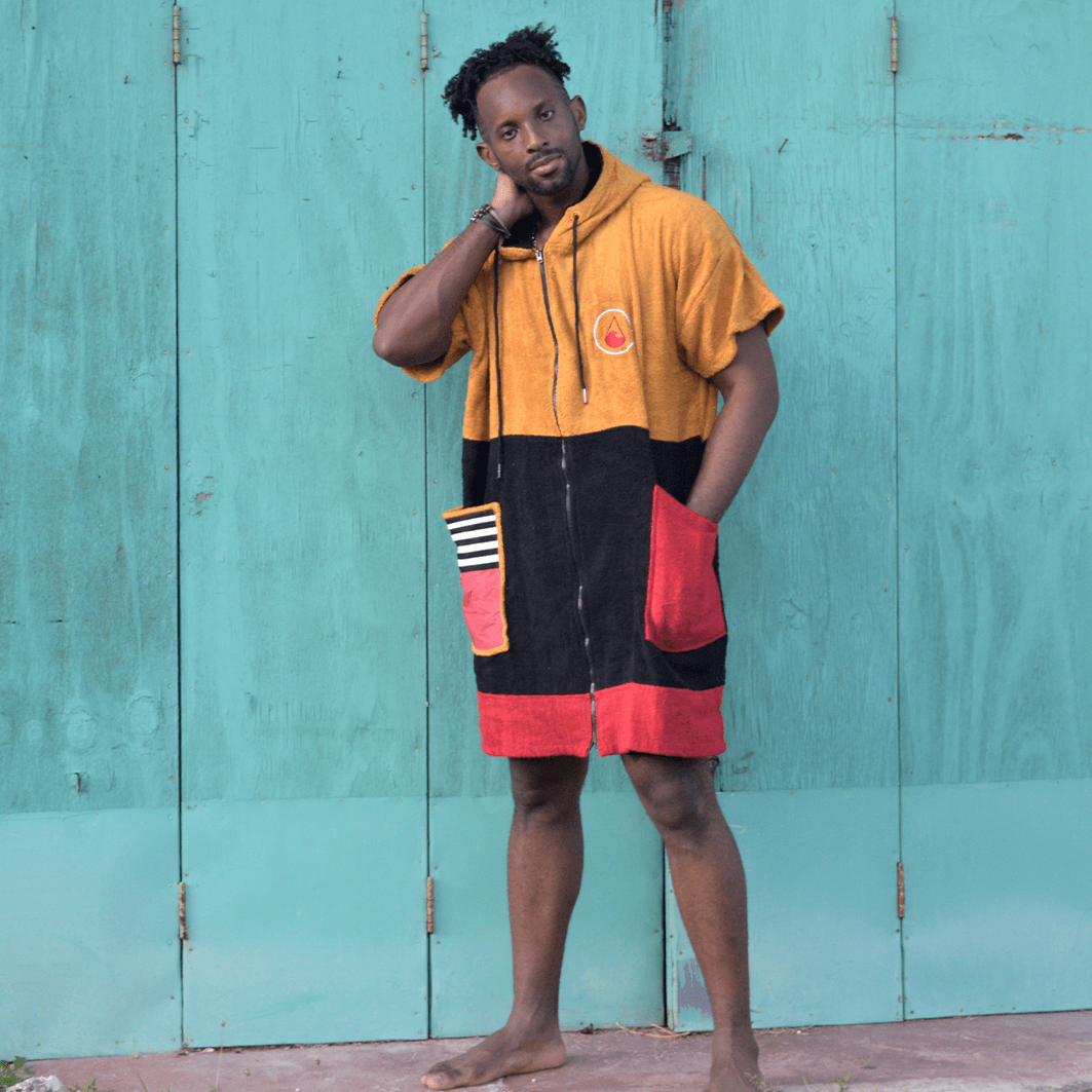 WAVE HAWAII Reißverschlussponcho Dusty Zip Ponchos WAVE HAWAII