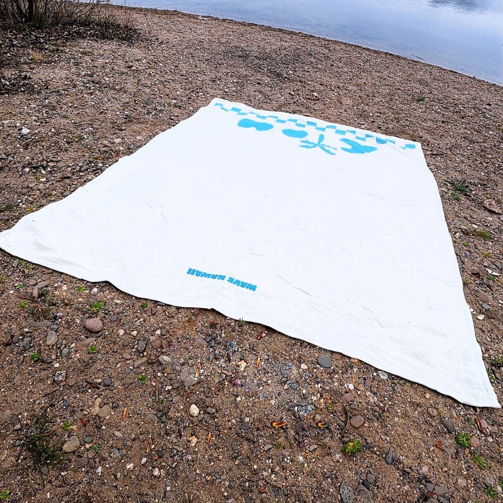 NatureLite Magnet-Badetuch Checkboard Badetuch WAVE HAWAII 