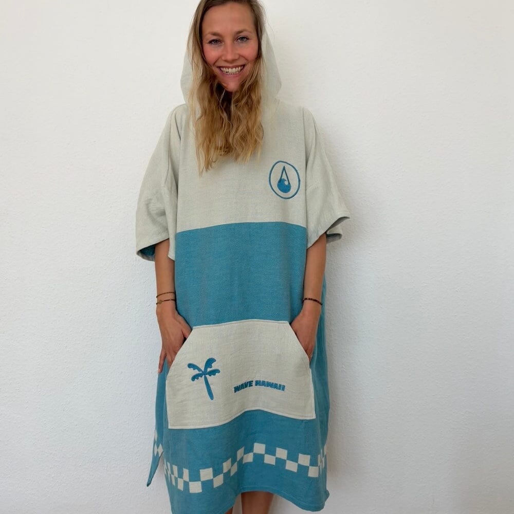 NatureLite Travel Poncho Checkboard Travel Ponchos WAVE HAWAII 