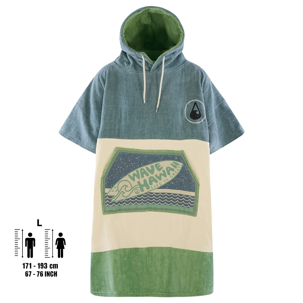 Poncho Curitiba, Baumwolle Velours