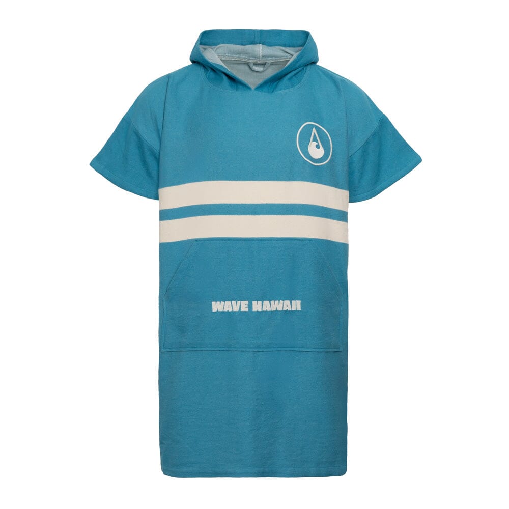 NatureLite Travel Poncho Stripes Blue Travel Ponchos WAVE HAWAII 