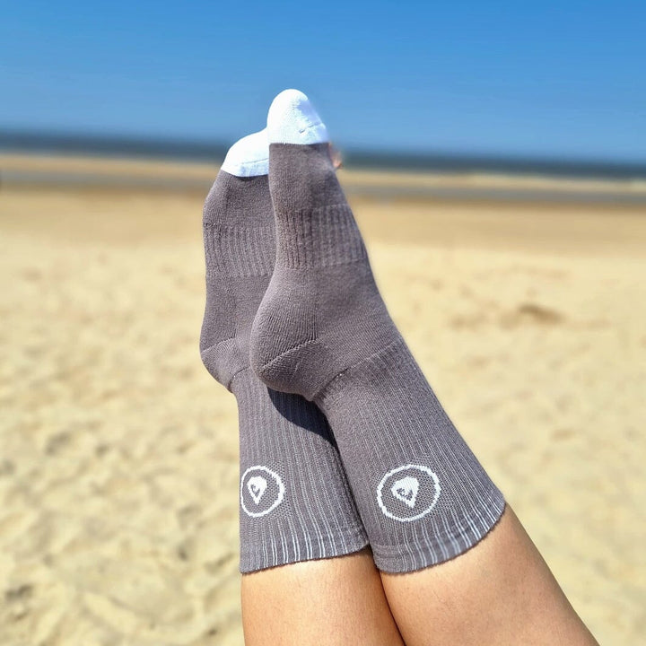 Crew Socks Logo grey Socken WAVE HAWAII 