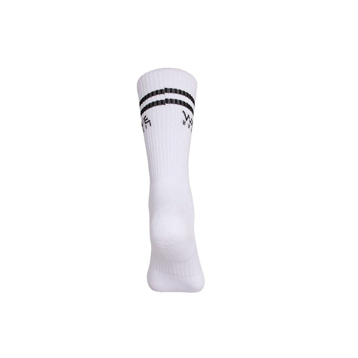 Crew Socks Stripes + Logo white Socken WAVE HAWAII 